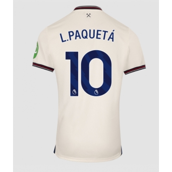 Billige Fotballdrakt West Ham United Lucas Paqueta #10 Replika Bortedrakt 2025-26 Kortermet